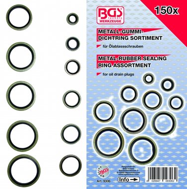 150-piece Bonded Seal Assortment
