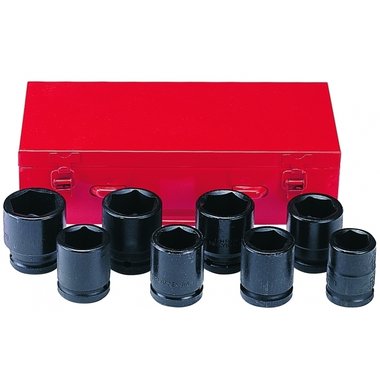 3/4 Impact socket set SAE 8pc