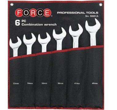 Combination wrench set Jumbo 6pc