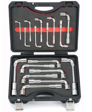 Angle wrench set 17pc