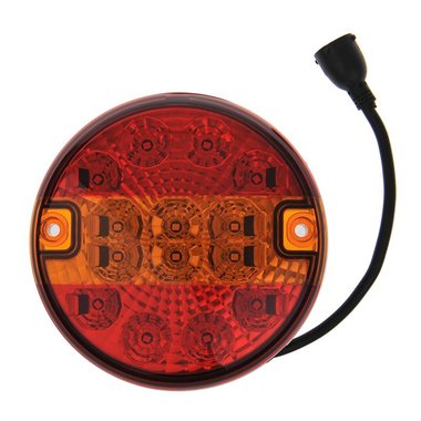 Rear lamp 3 function 140mm 14LED