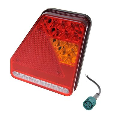 Rear lamp 5 function 208x188mm 22LED right
