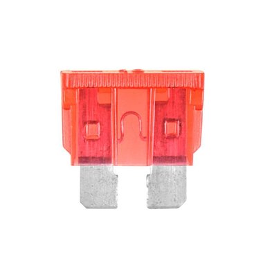 Blade fuses standard 10A red 6 pieces in blister
