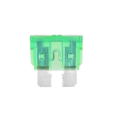 Blade fuses standard 30A green 6 pieces in blister
