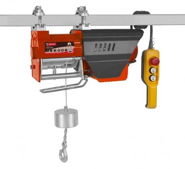 Hoist 230v speedy, quick type of 15m / min. Specially developed for use in construction.