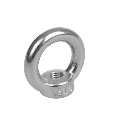 Ring nut M8, A4 RVS AISI 316