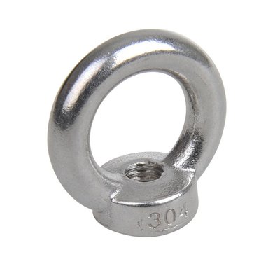 Ring nut M10, A4 RVS AISI 316