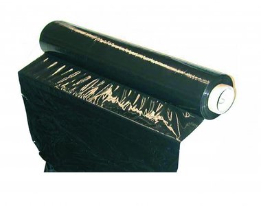 Stretch Film black 500 mm x 300 m, 23 µm