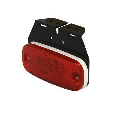 Front position lamp 10-30V red 110x45mm LED with holder