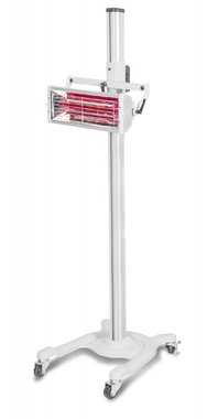 Infrared paint dryer with 1 lamps