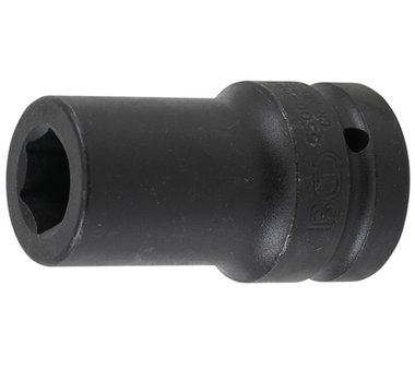 Impact socket, hexagon, deep | 25 mm (1