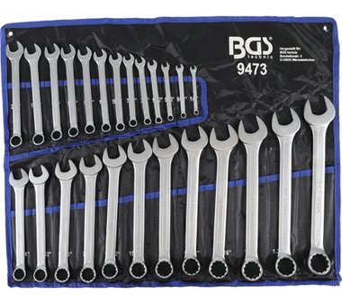 Combination Spanner Set Inch Sizes 1/4 - 1.1/4 25 pcs