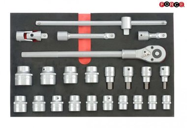 Foam 3/4 Socket Combination set 23pc