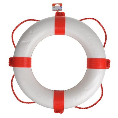 Lifering Ø550mm, white - red