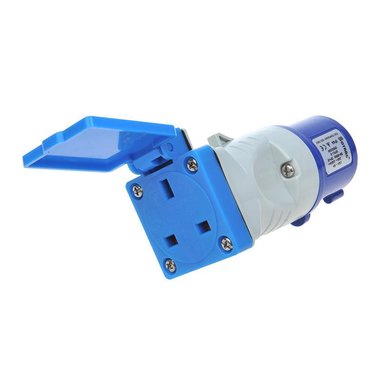 Adapter from CEE to UK socket