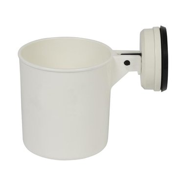 Cup with suction cup white 4kg