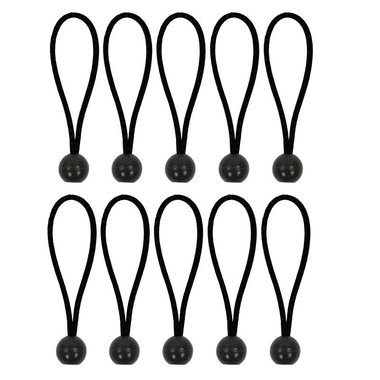 Spanner for tent elastic 15cm with plastic ball set of 10 pieces
