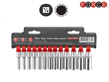 1/4 12-point deep socket set 13pc