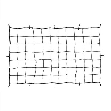 Elastic trailer and cargo net 90x150cm with plastic hooks