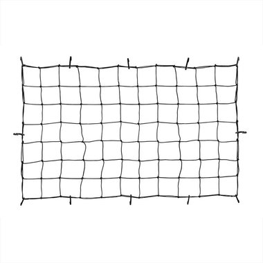 Elastic trailer and cargo net 90x150cm with plastic hooks