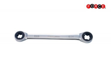 Star double gear flat wrench