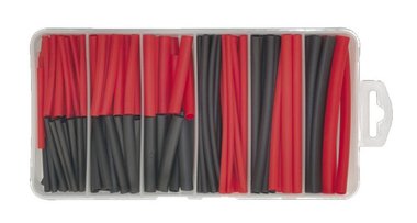 Heat shrink black / red 127-pieces