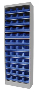 Storage bin cabinet without door 650x285x1920