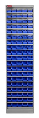 Steel cabinet with storage bins boxes 95