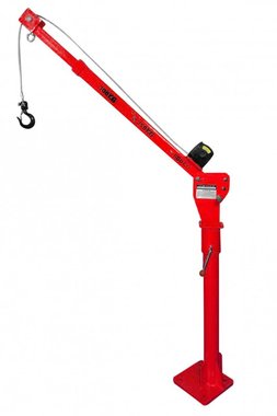 Mobile crane with electric winch