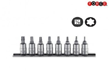 1/4 Star socket bit set 8pc