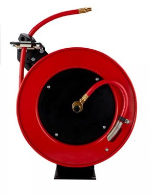 Automatic metal air hose reel pvc 15 m - 10 mm