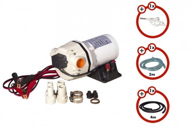 Membrane pump pack for adblue with accessories