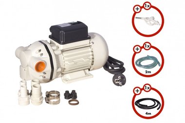 Adblue diaphragm pump pack with accessories