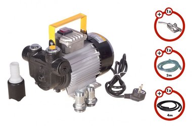 Diesel pump 230V + gun + diesel hose + coupling