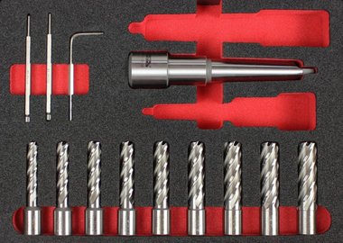 Annular cutter set 13-pcs -50mm ,MK4