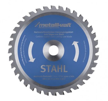 TCT circular saw blades for steel, teeth-48