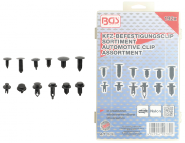 Automotive Clip Assortment | Universal | 192 pcs.