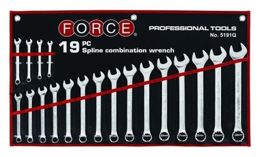 Spline Combination Wrench 19pc