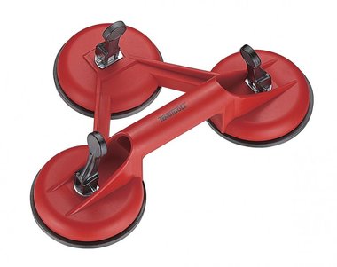 Suction lifter 3 suction cups 118mm