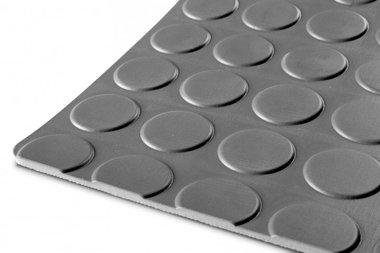 Rubber per running meter 1mx1200mmx3mm nop grey