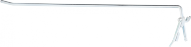 Single Hook with Support Arm and Cross Pin 200 x 4.8 mm